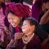 Pa'O Woman and Child